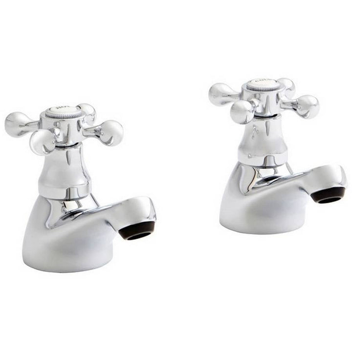 Veyra Pair Bath Pillar Taps – Veyra Pair Bath Pillar Taps | Luxury Bathroom & Radiator Collection by HomeRangeDirect