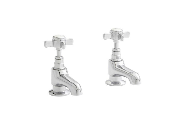 Sora Pair Basin Pillar Taps – Sora Pair Basin Pillar Taps | Luxury Bathroom & Radiator Collection by HomeRangeDirect