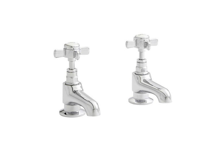 Sora Pair Basin Pillar Taps – Sora Pair Basin Pillar Taps | Luxury Bathroom & Radiator Collection by HomeRangeDirect