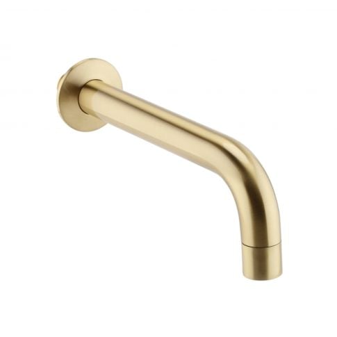 Wall Mounted Bath Spout Brushed Brass – Wall Mounted Bath Spout Brushed Brass | Luxury Bathroom & Radiator Collection by HomeRangeDirect