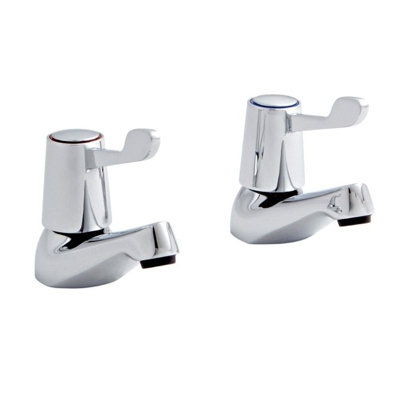 Lexa 3 4 Bath Taps Pair – Lexa 3/4" Bath Taps (Pair) | Luxury Bathroom & Radiator Collection by HomeRangeDirect