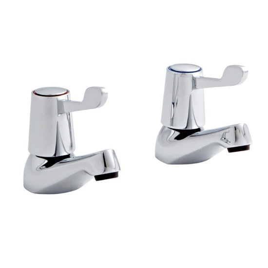 Lexa 3 4 Bath Taps Pair – Lexa 3/4" Bath Taps (Pair) | Luxury Bathroom & Radiator Collection by HomeRangeDirect