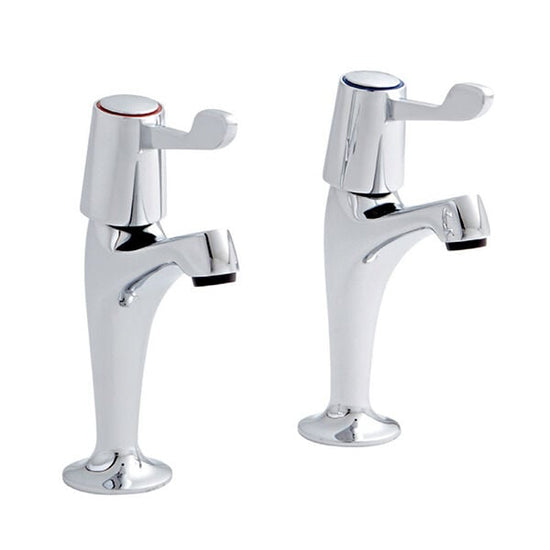Lexa 1 2 H N Sink Taps Pair – Lexa 1/2" H.N. Sink Taps (Pair) | Luxury Bathroom & Radiator Collection by HomeRangeDirect