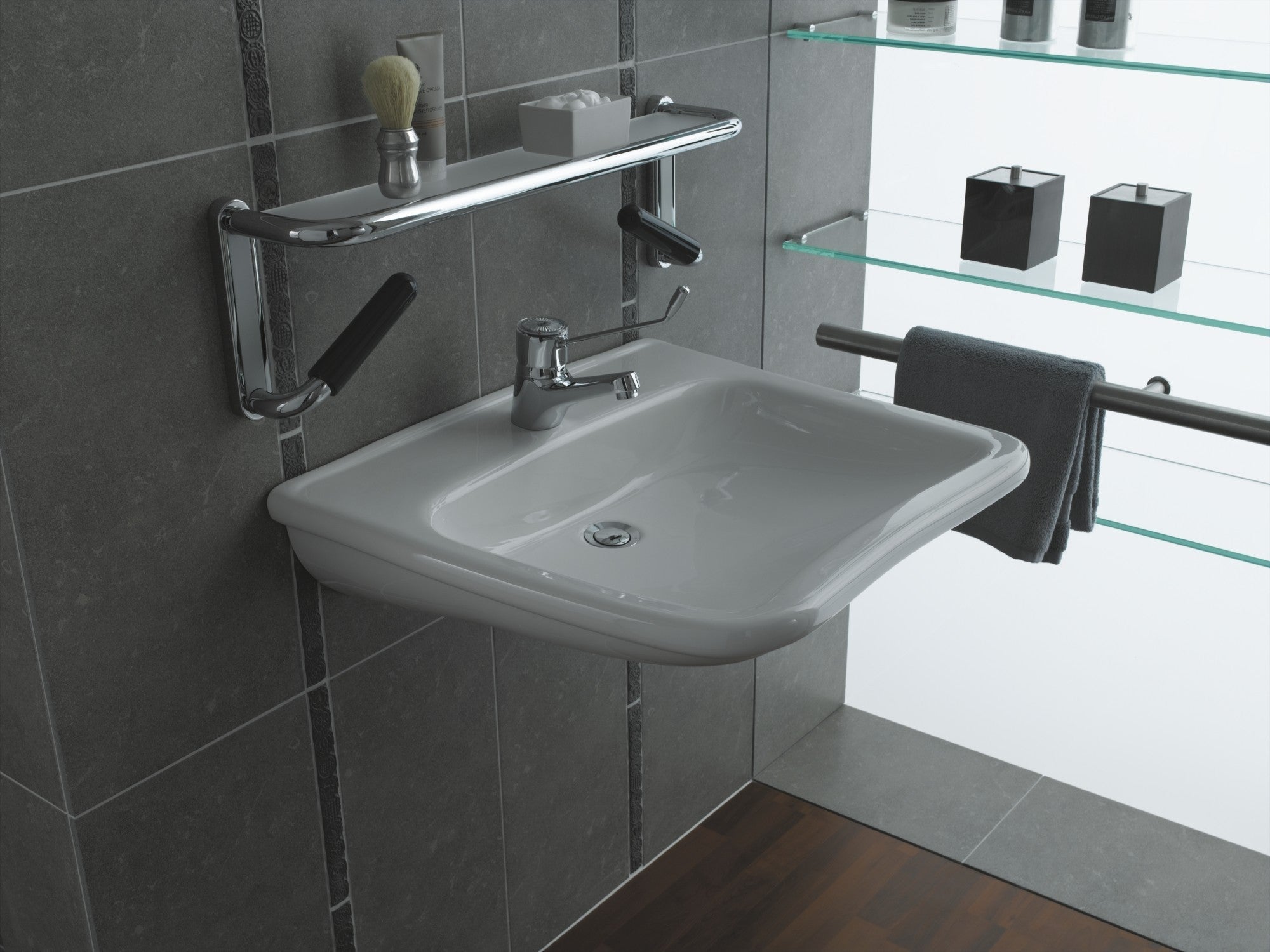 HRD 600x545mm 1TH Basin with Overflow