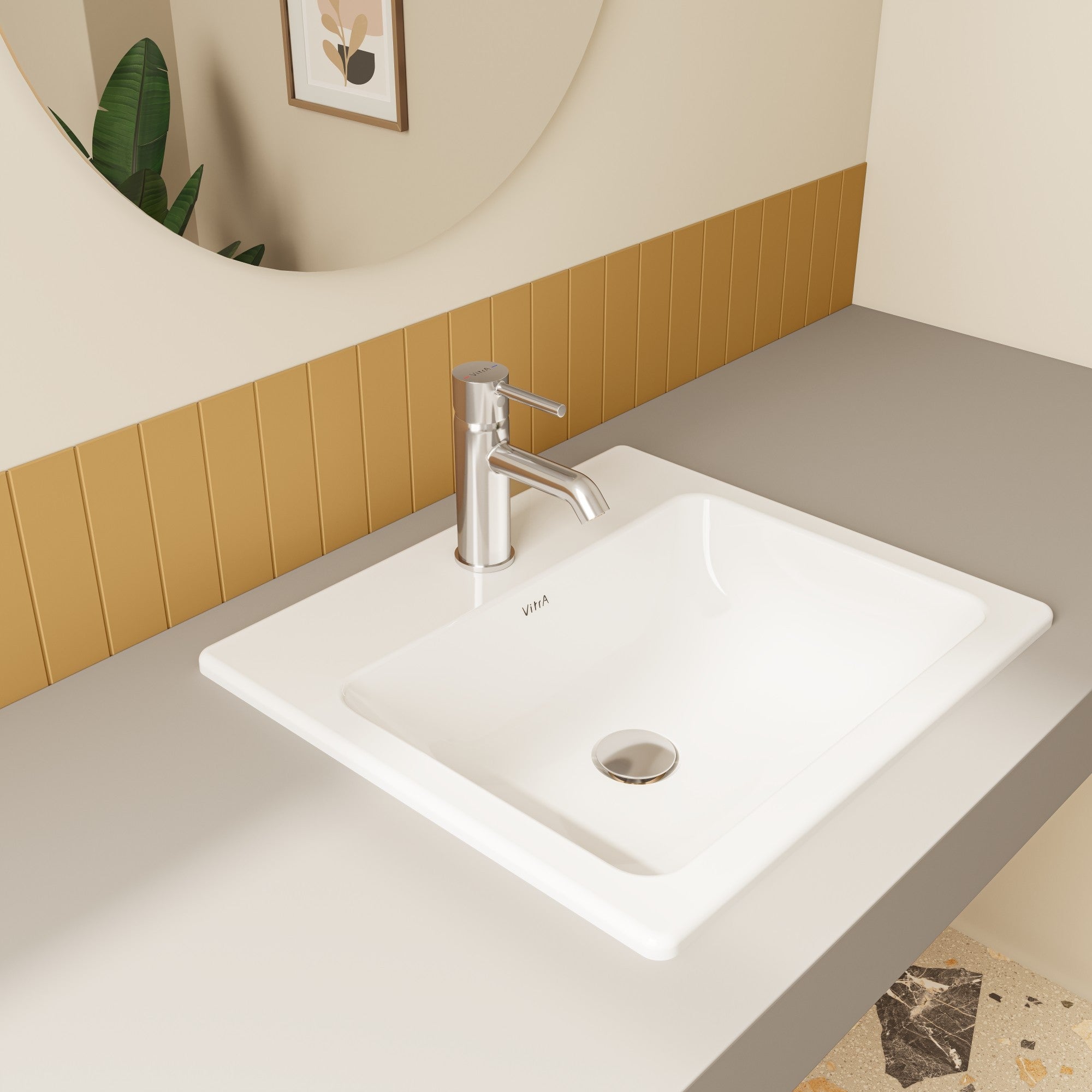 HRD 500x450mm 1TH Countertop/Vessel Washbowl