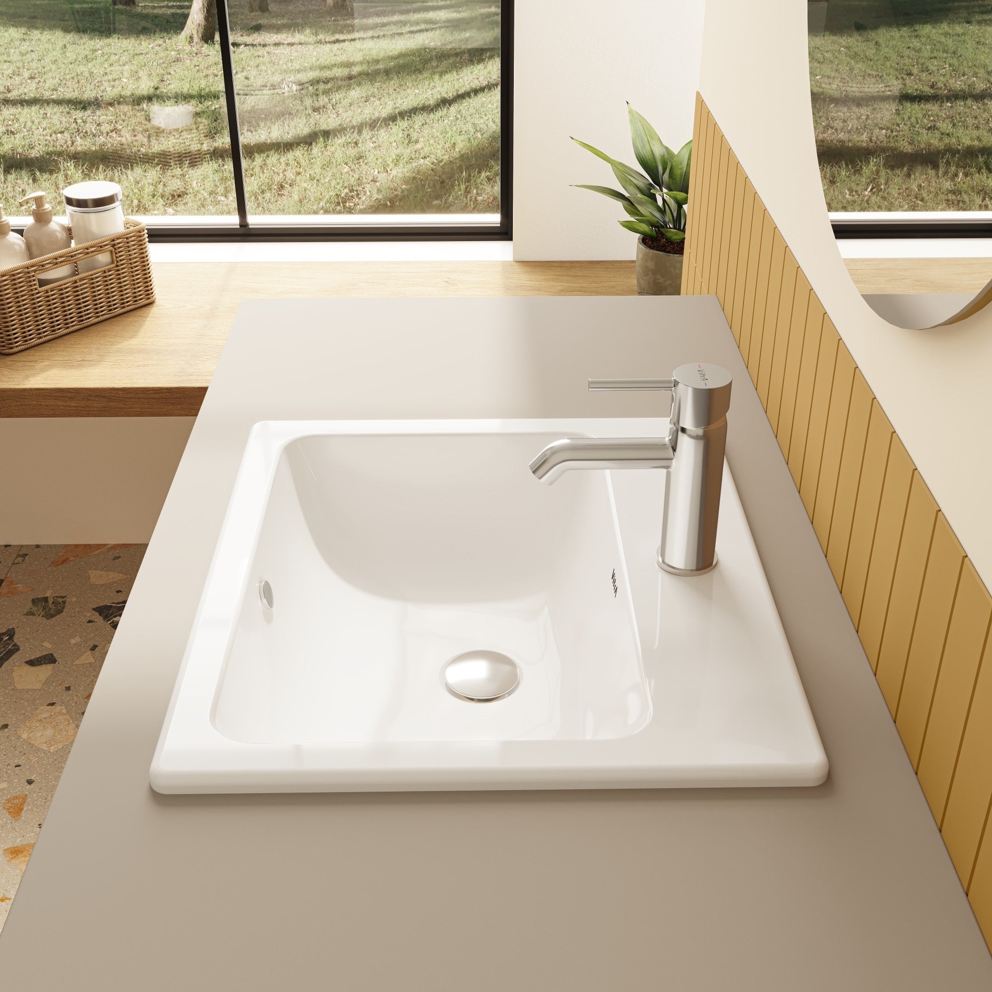 HRD 500x450mm 1TH Countertop/Vessel Washbowl