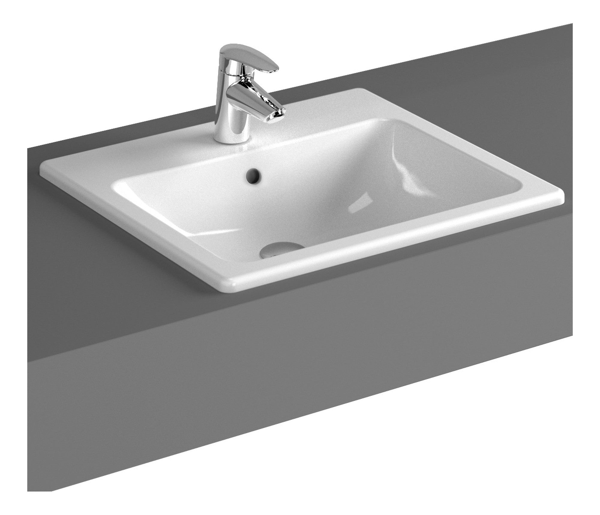 HRD 500x450mm 1TH Countertop/Vessel Washbowl