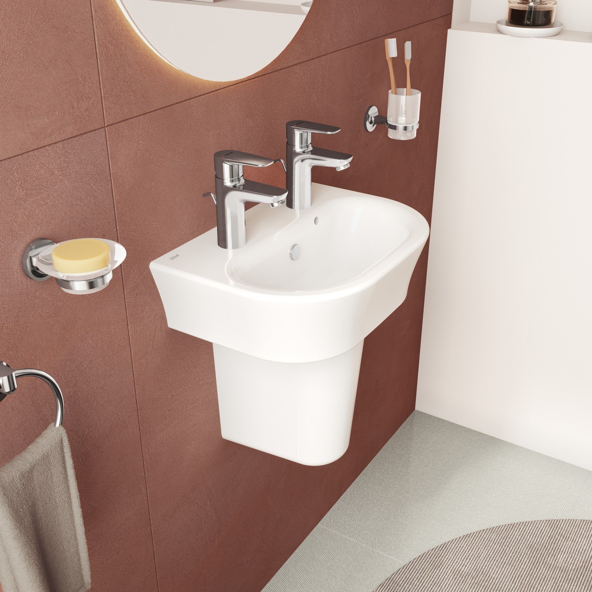 HRD 450x350mm 2TH Basin Only