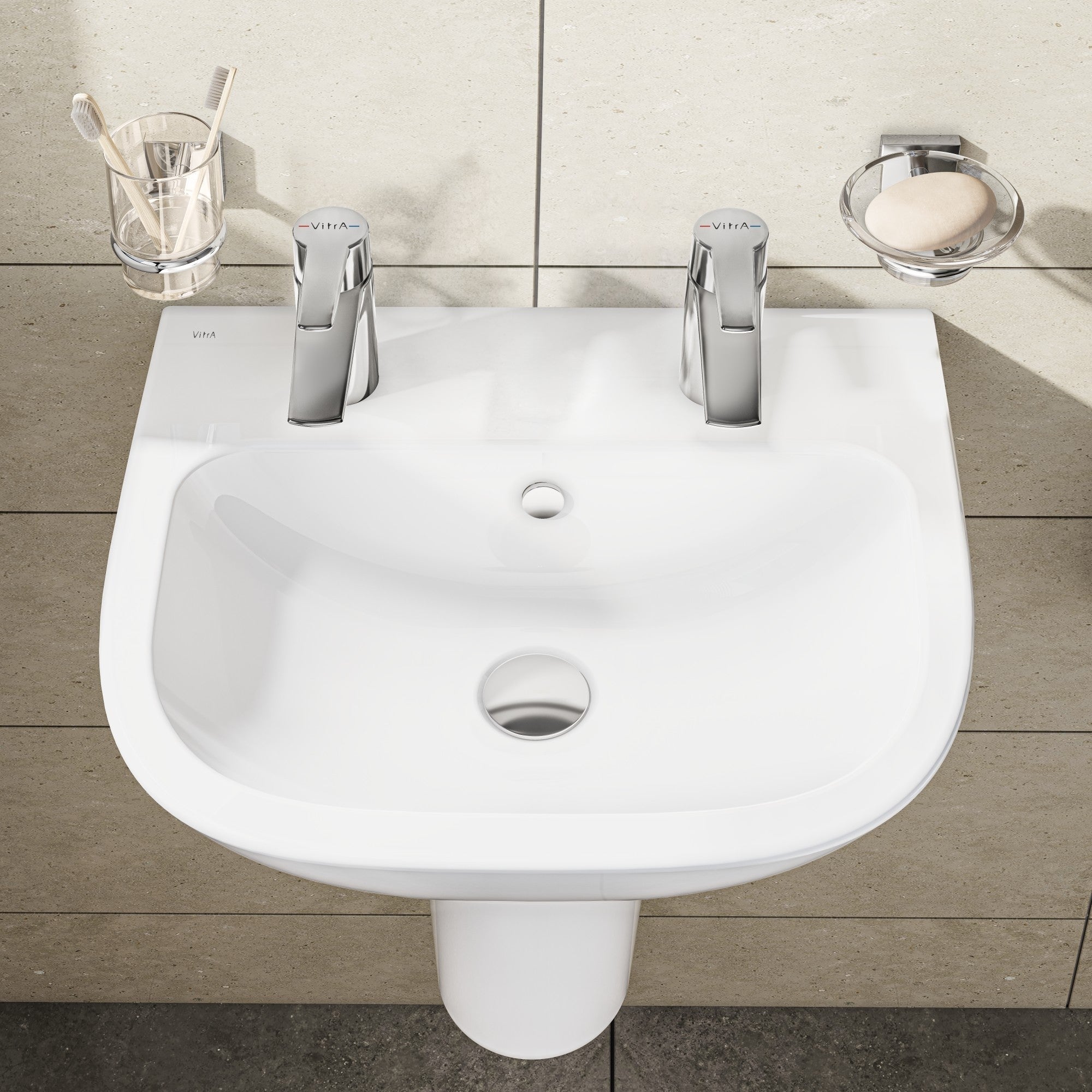 HRD 500x415mm 2TH Basin Only