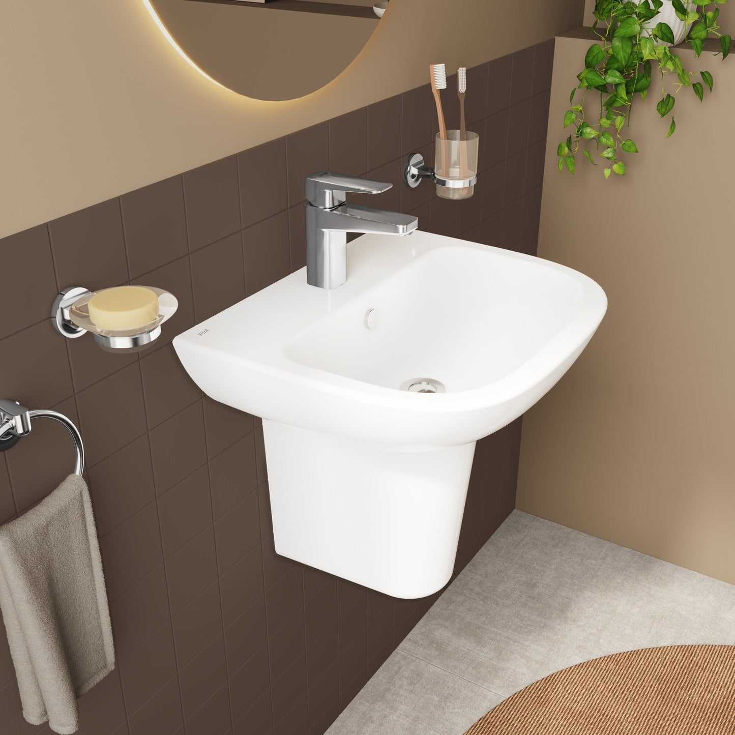 HRD 500x415mm 1TH Basin Only