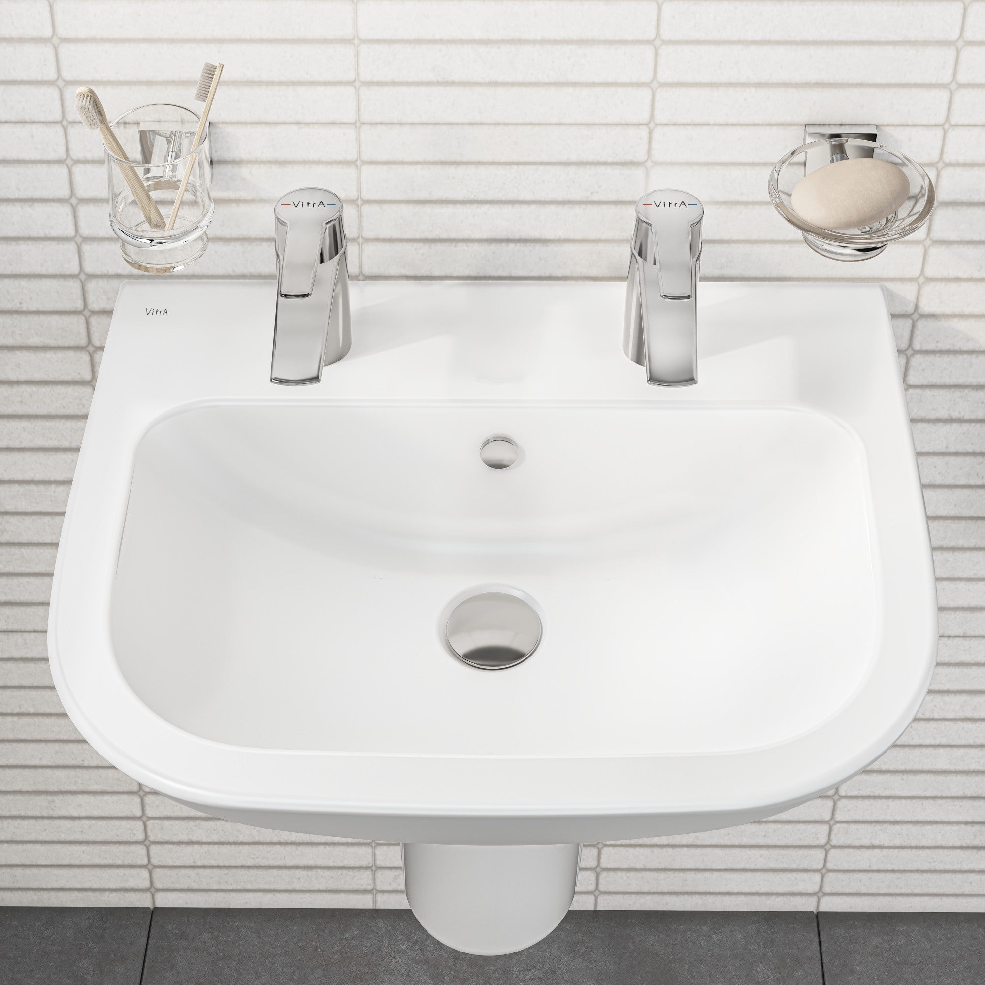 HRD 550x440mm 2TH Basin Only