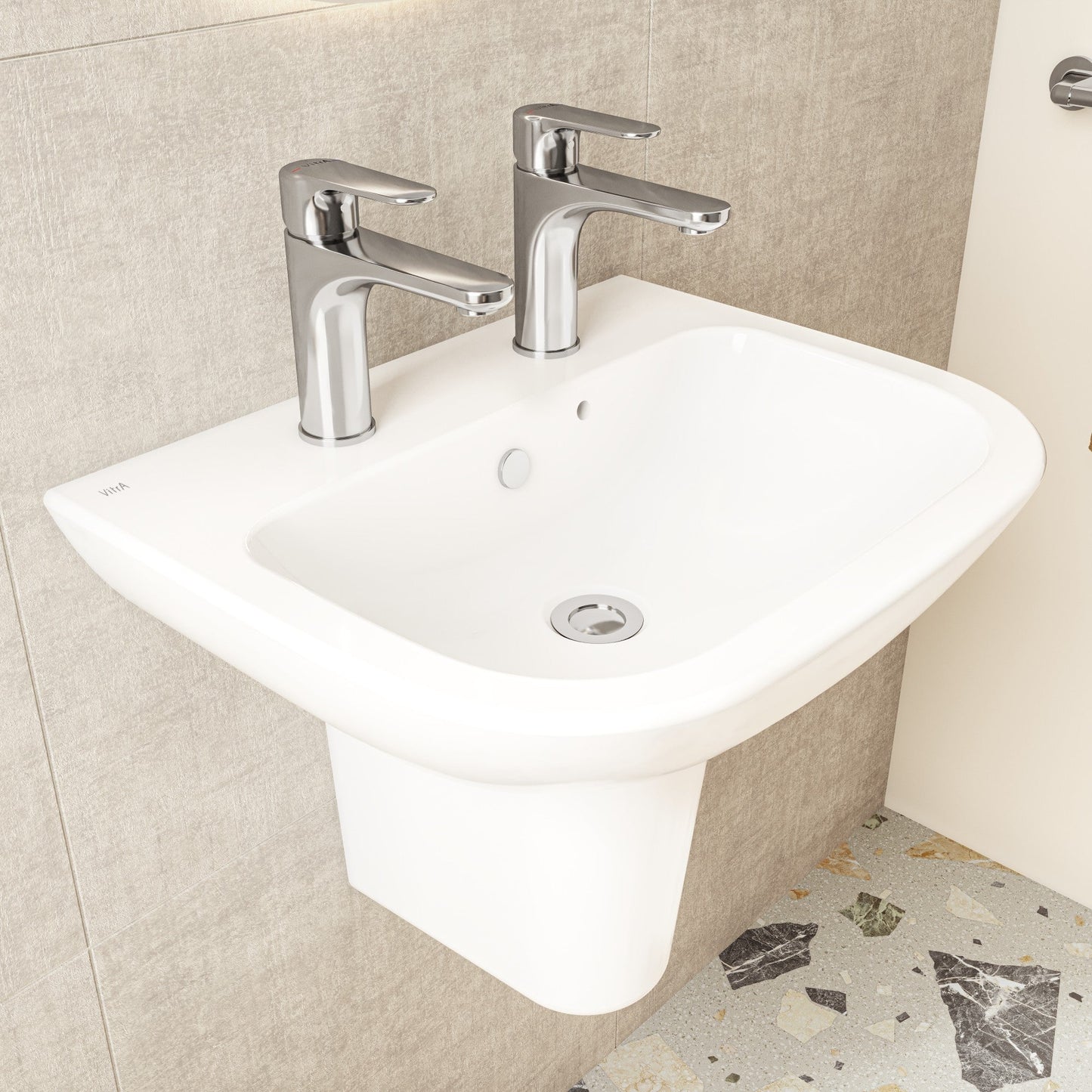 HRD 650x465mm 2TH Basin Only