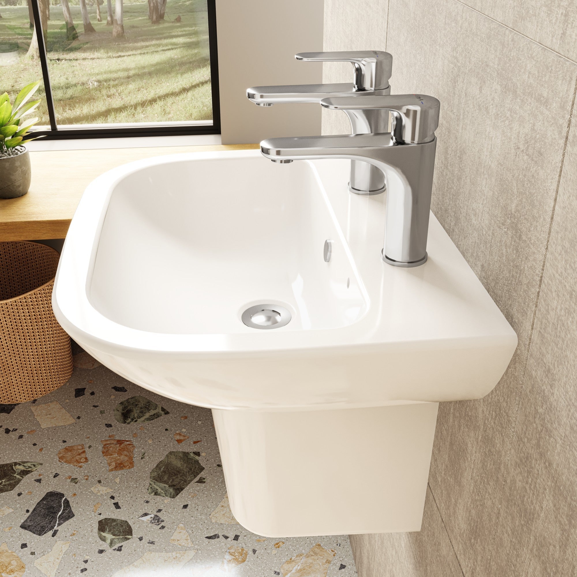 HRD 650x465mm 2TH Basin Only