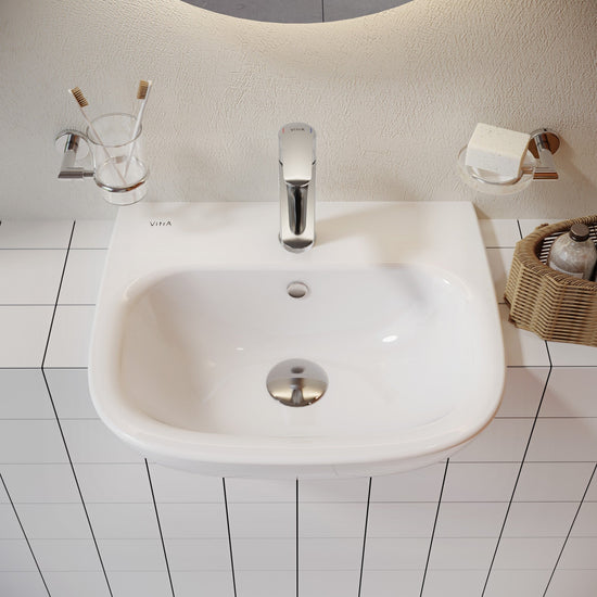 HRD 495x425mm 1TH Semi Recessed Basin