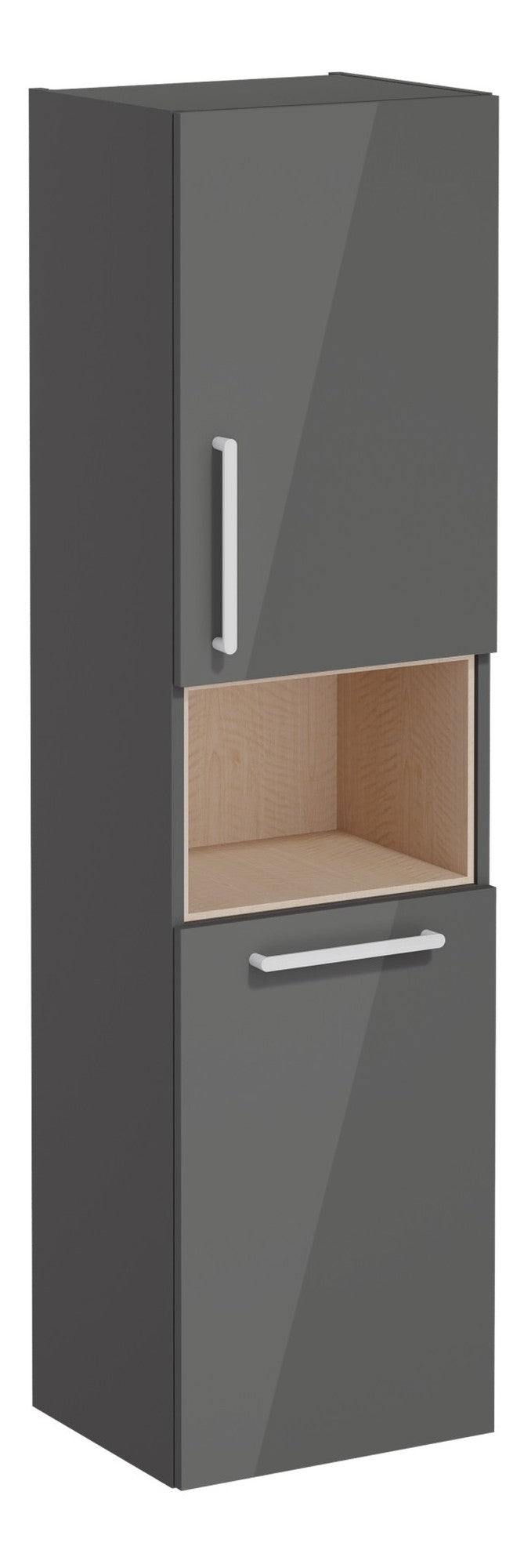HRD 40cm 2 Door Semi-Tall Unit w/Laundry Basket