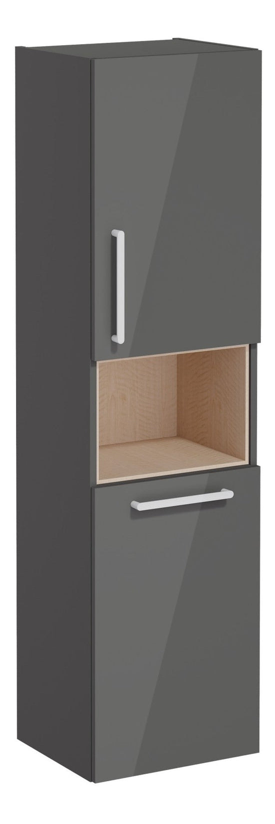 HRD 40cm 2 Door Semi-Tall Unit w/Laundry Basket