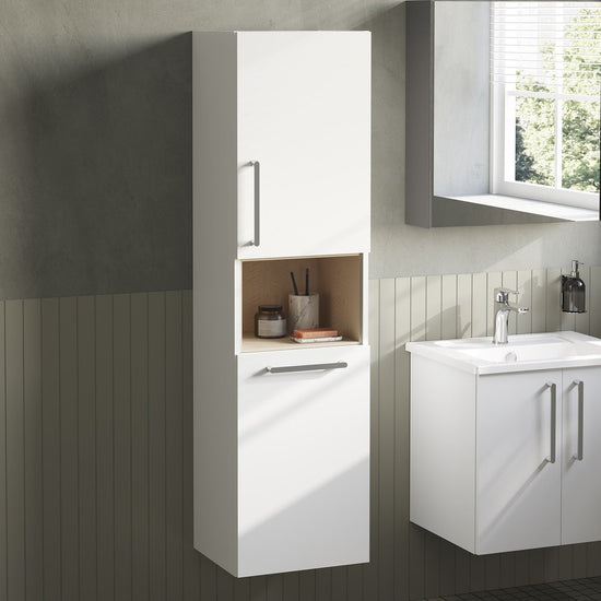 HRD 40cm 2 Door Semi-Tall Unit w/Laundry Basket