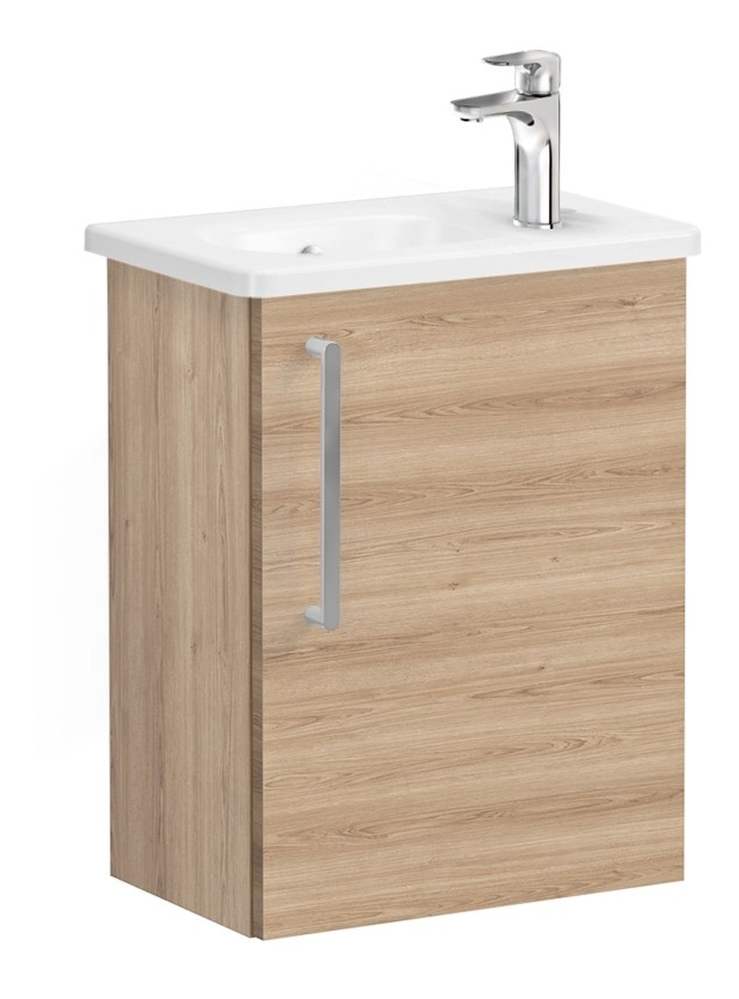 HRD 45cm 1 Door Wall Hung Washbasin Unit (RH Hinge)