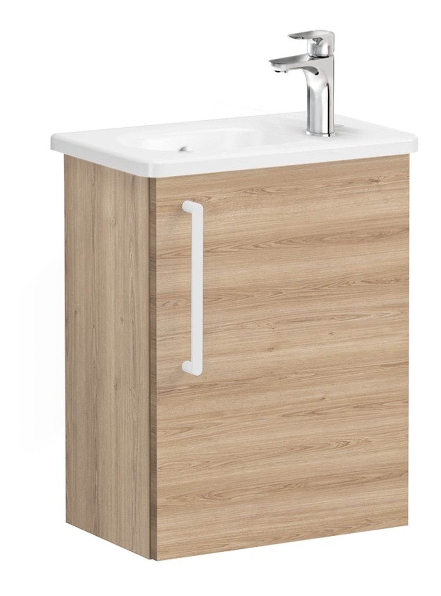 HRD 45cm 1 Door Wall Hung Washbasin Unit (RH Hinge)