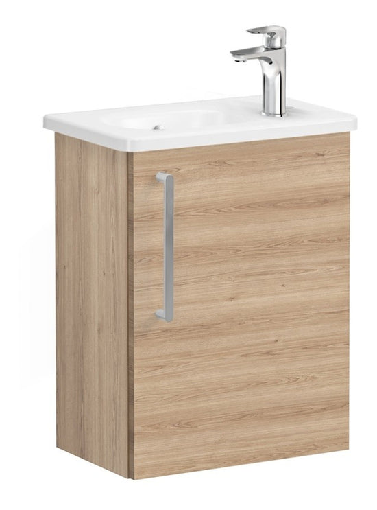 HRD 45cm 1 Door Wall Hung Washbasin Unit (RH Hinge)