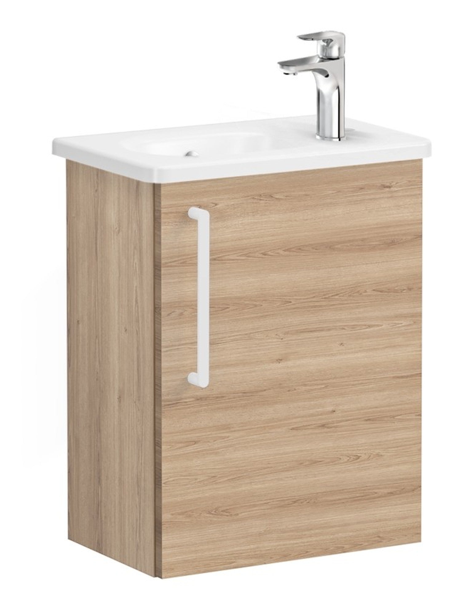 HRD 45cm 1 Door Wall Hung Washbasin Unit (RH Hinge)