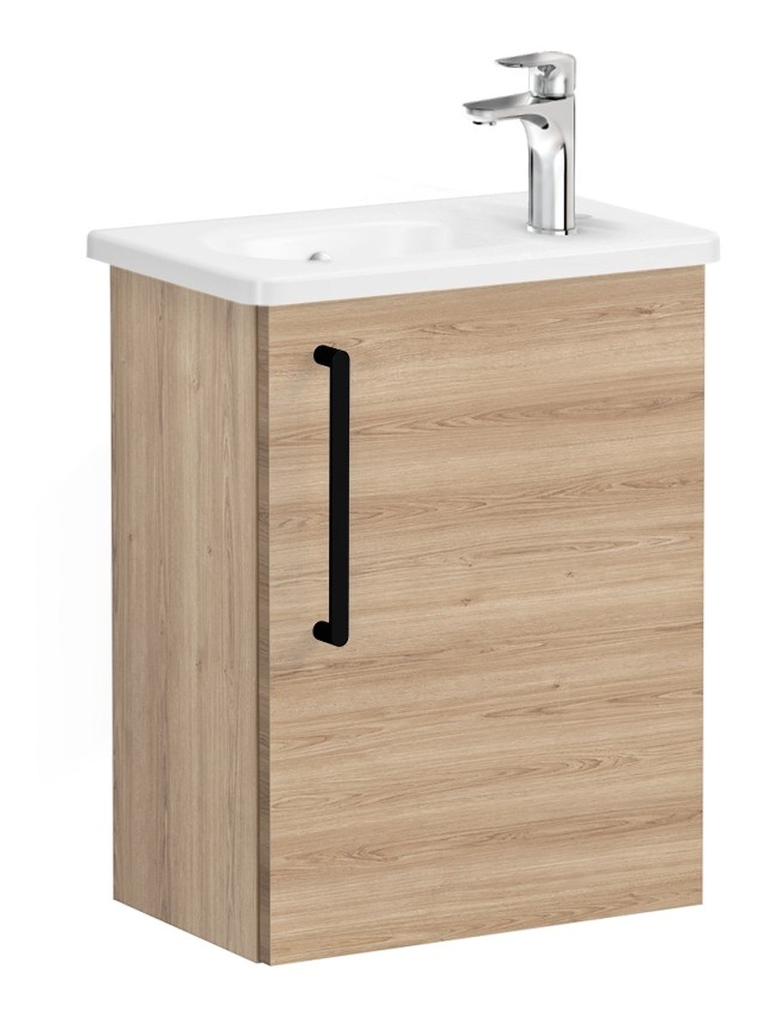 HRD 45cm 1 Door Wall Hung Washbasin Unit (RH Hinge)