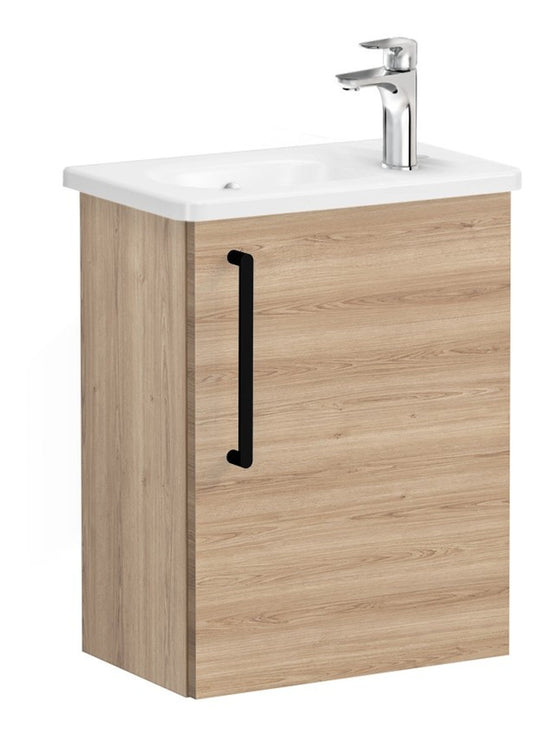 HRD 45cm 1 Door Wall Hung Washbasin Unit (RH Hinge)