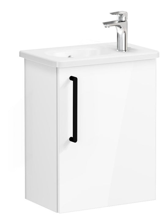HRD 45cm 1 Door Wall Hung Washbasin Unit (RH Hinge)