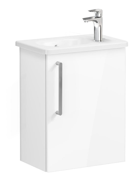 HRD 45cm 1 Door Wall Hung Washbasin Unit (RH Hinge)