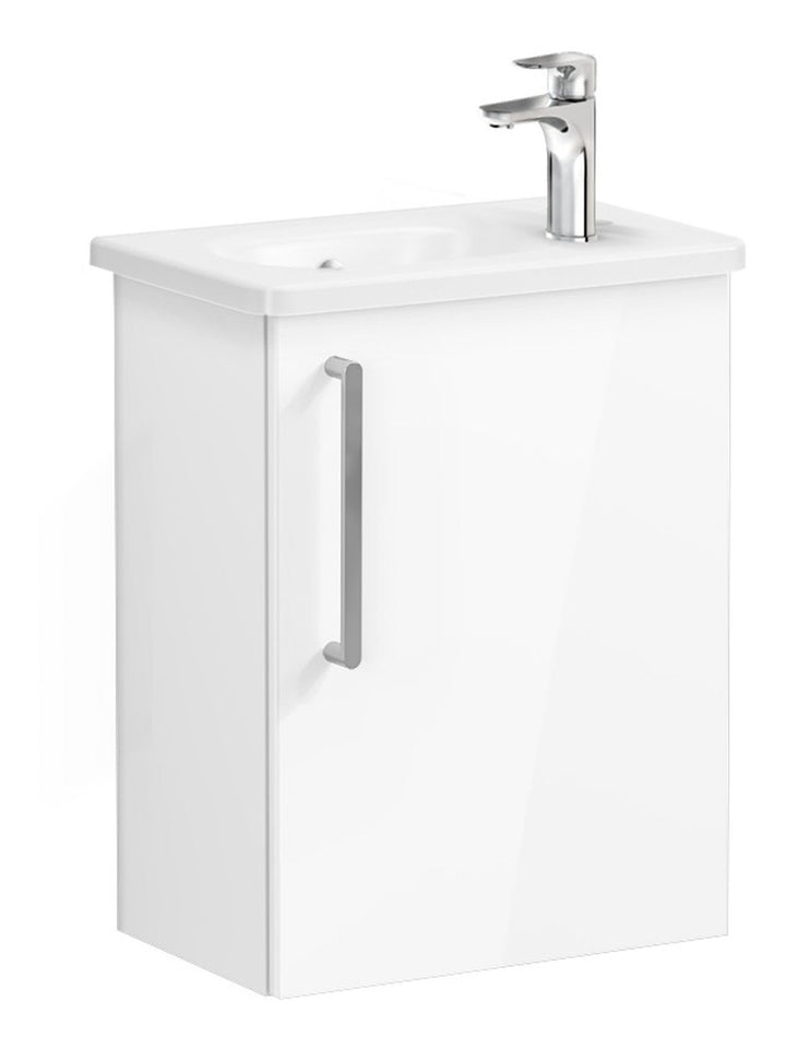 HRD 45cm 1 Door Wall Hung Washbasin Unit (RH Hinge)
