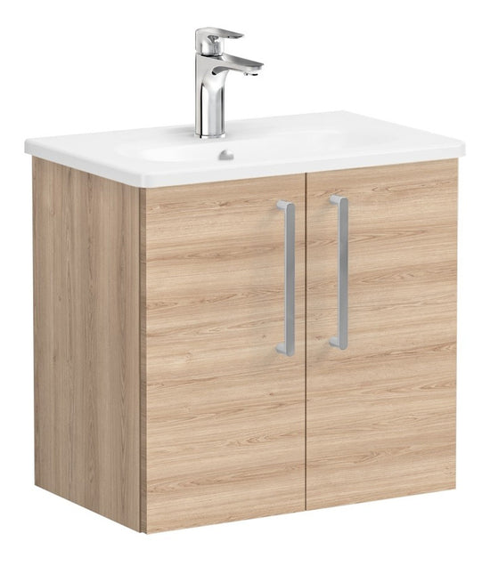 HRD 60cm 2 Door Wall Hung Washbasin Unit