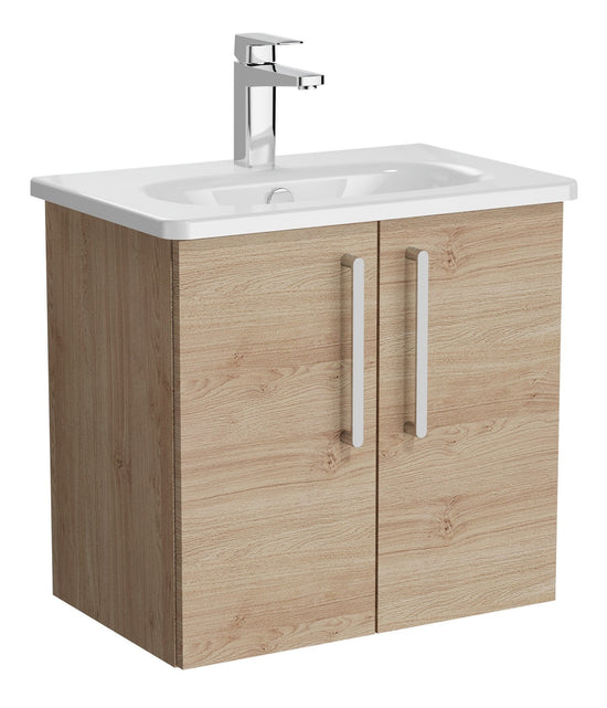 HRD 60cm 2 Door Wall Hung Washbasin Unit