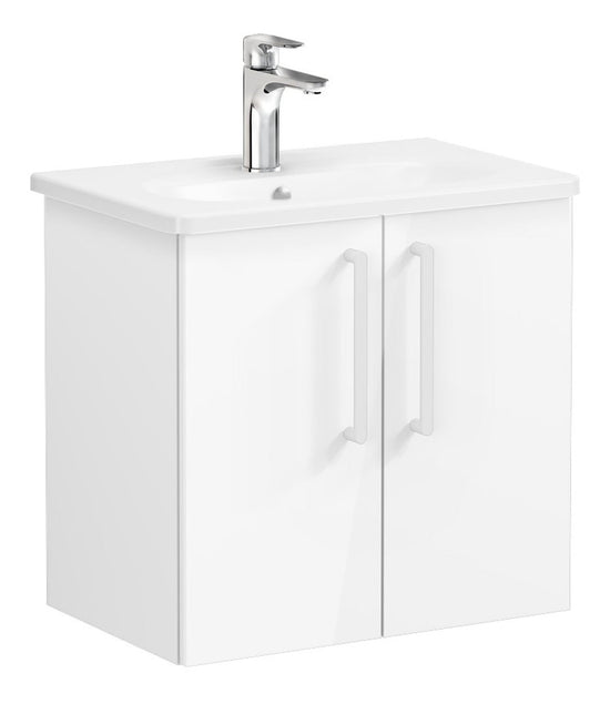 HRD 60cm 2 Door Wall Hung Washbasin Unit