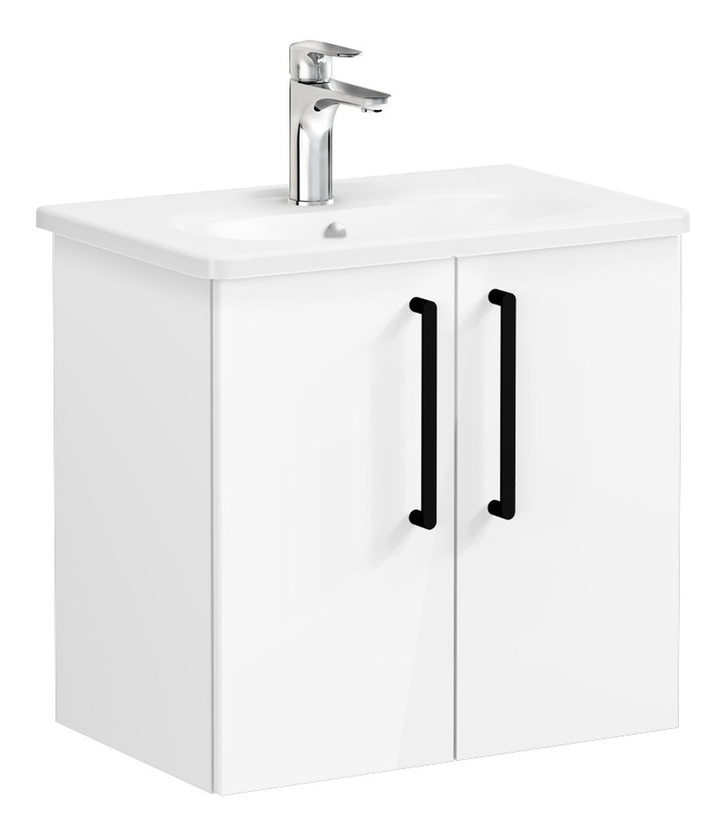 HRD 60cm 2 Door Wall Hung Washbasin Unit