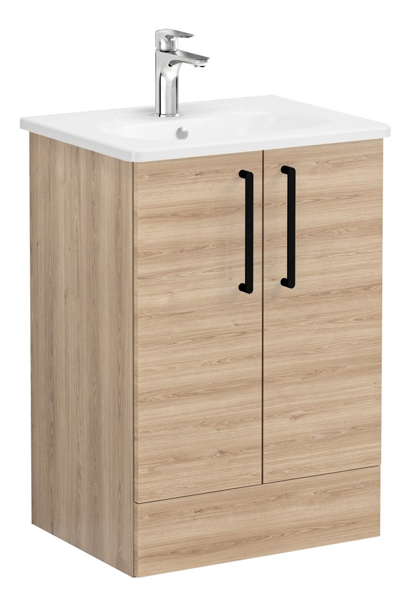 HRD 60cm 2 Drawer Floor Standing Washbasin Unit