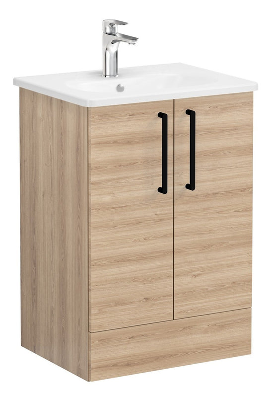 HRD 60cm 2 Drawer Floor Standing Washbasin Unit