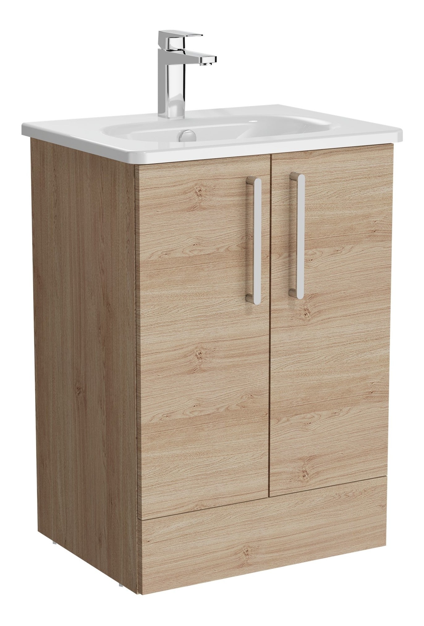 HRD 60cm 2 Drawer Floor Standing Washbasin Unit