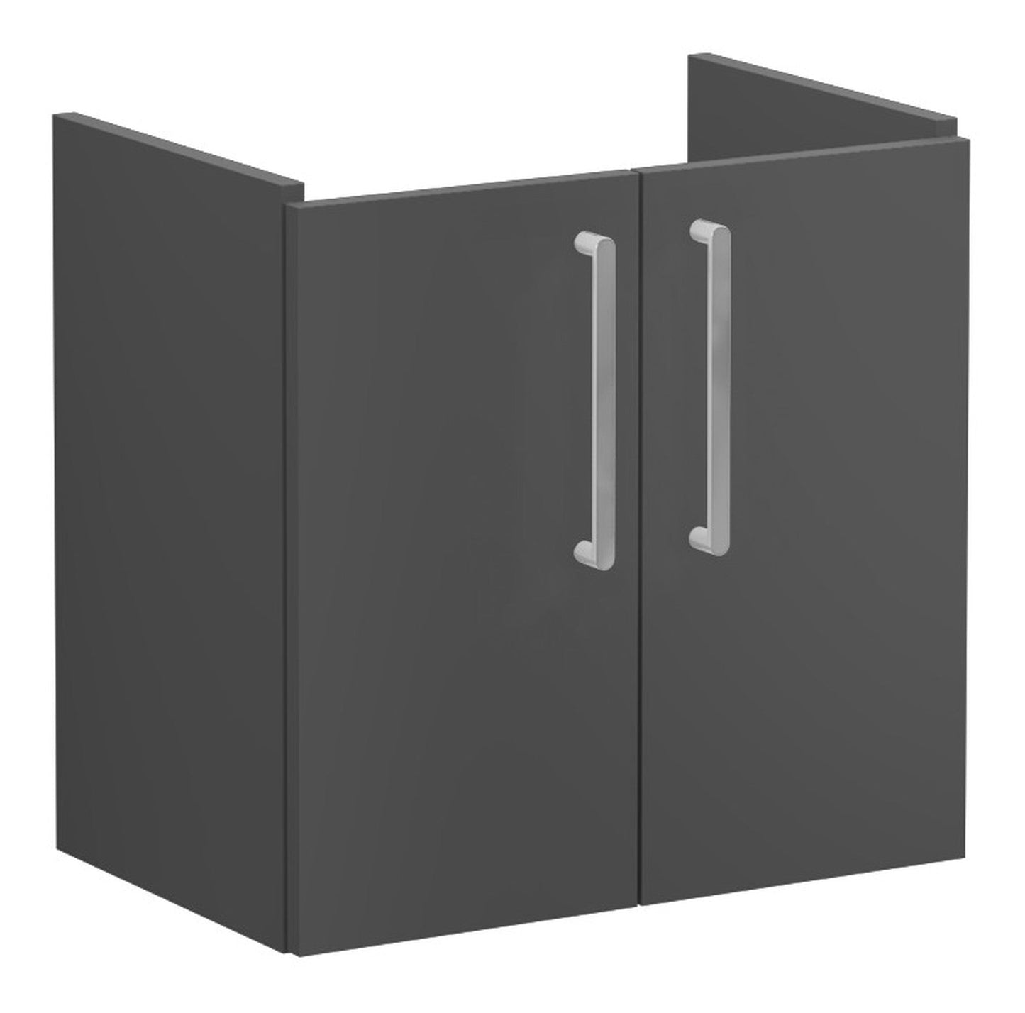 HRD 60cm 2 Door Wall Hung Slim Washbasin Unit