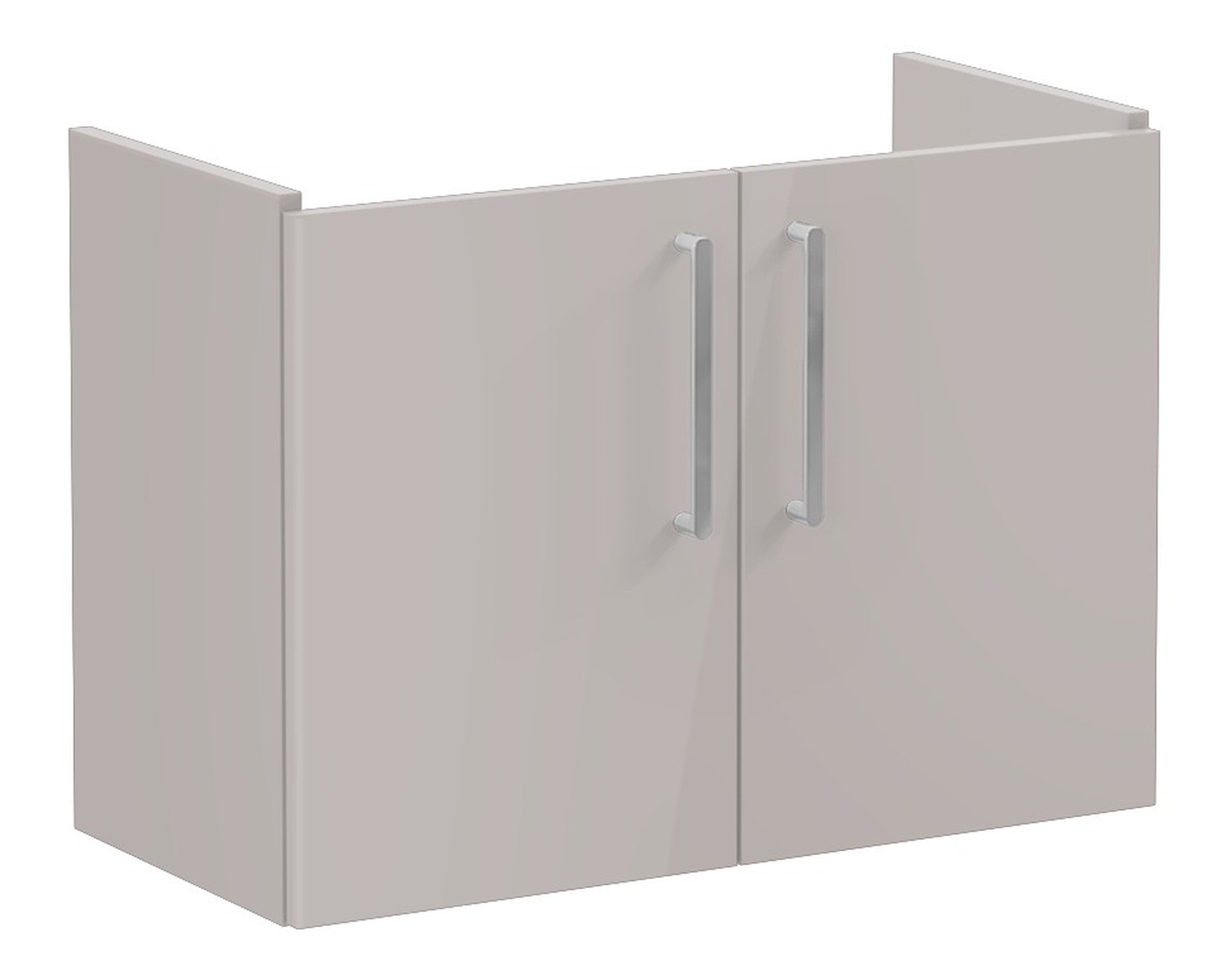 HRD 80cm 2 Door Wall Hung Slim Washbasin Unit