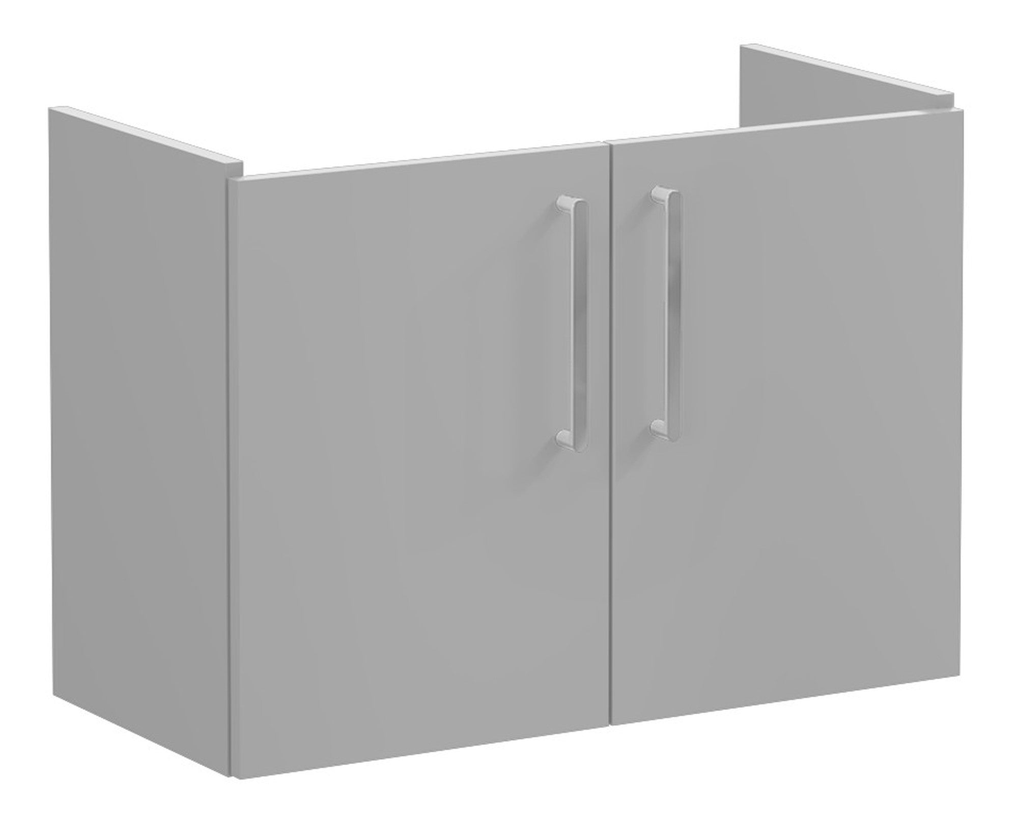 HRD 80cm 2 Door Wall Hung Slim Washbasin Unit
