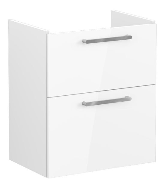 HRD 60cm 2 Drawer Slim Washbasin Unit