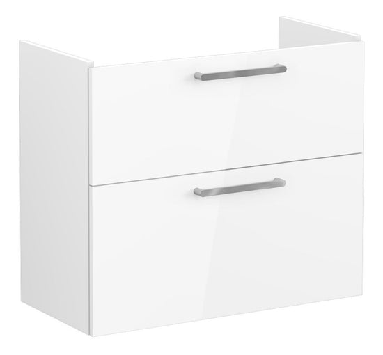 HRD 80cm 2 Drawer Slim Washbasin Unit