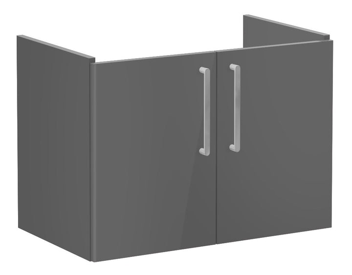 HRD 80cm 2 Door Wall Hung Washbasin Unit
