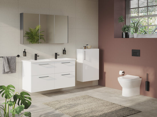 HRD 120cm 4 Drawer Washbasin Unit