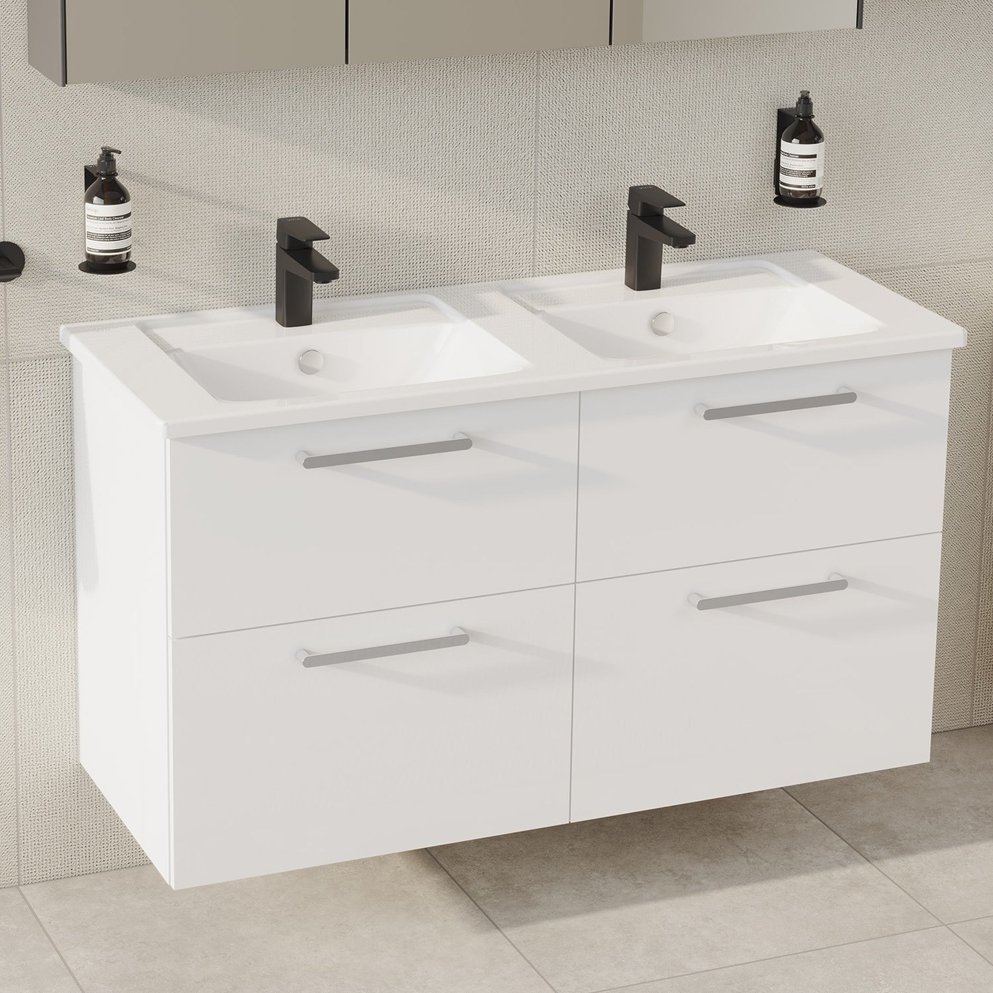 HRD 120cm 4 Drawer Washbasin Unit