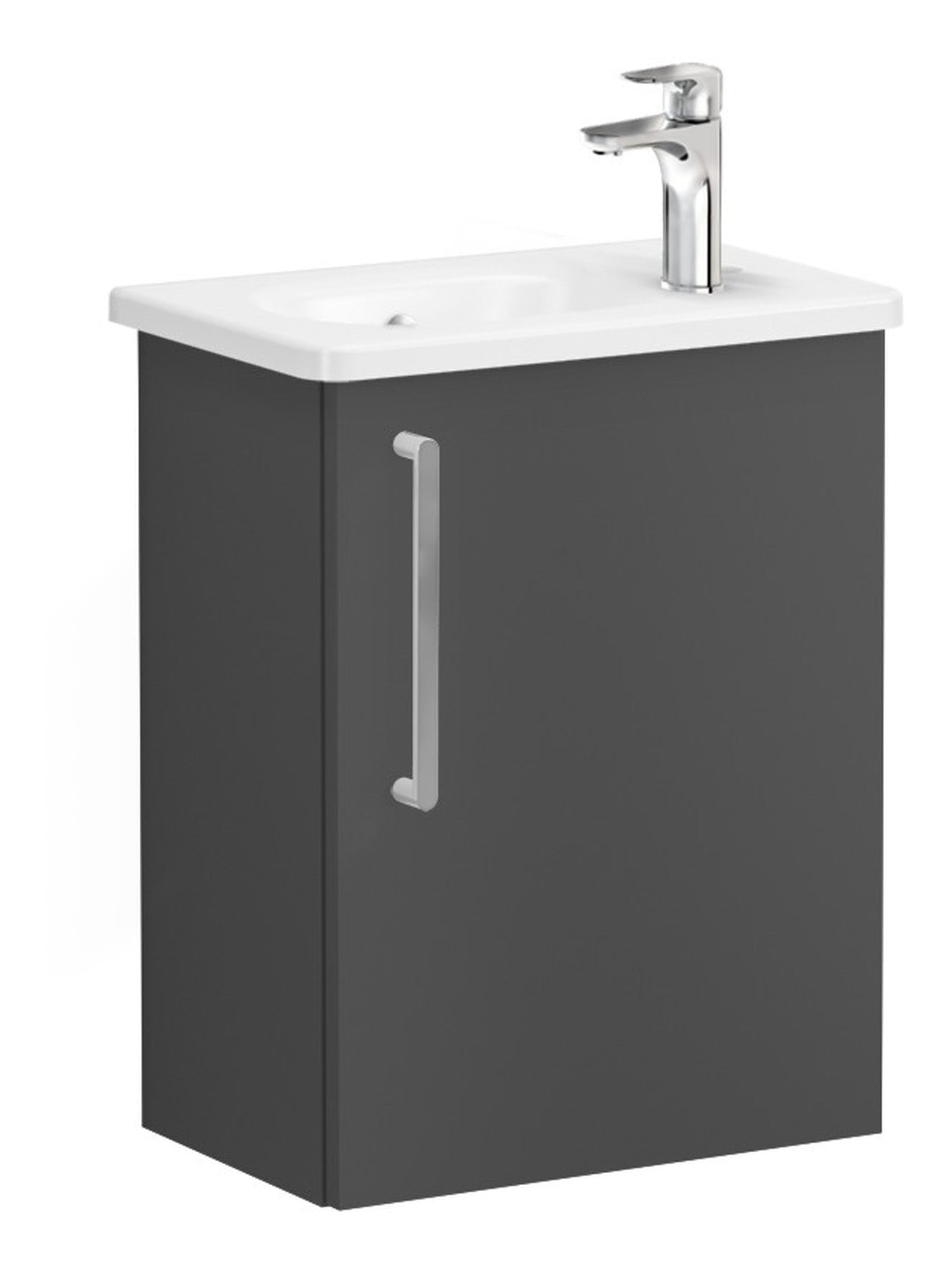 HRD 45cm 1 Door Wall Hung Washbasin Unit (RH Hinge)