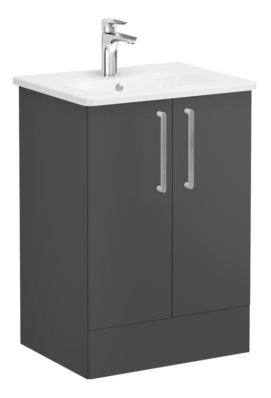 HRD 60cm 2 Drawer Floor Standing Washbasin Unit