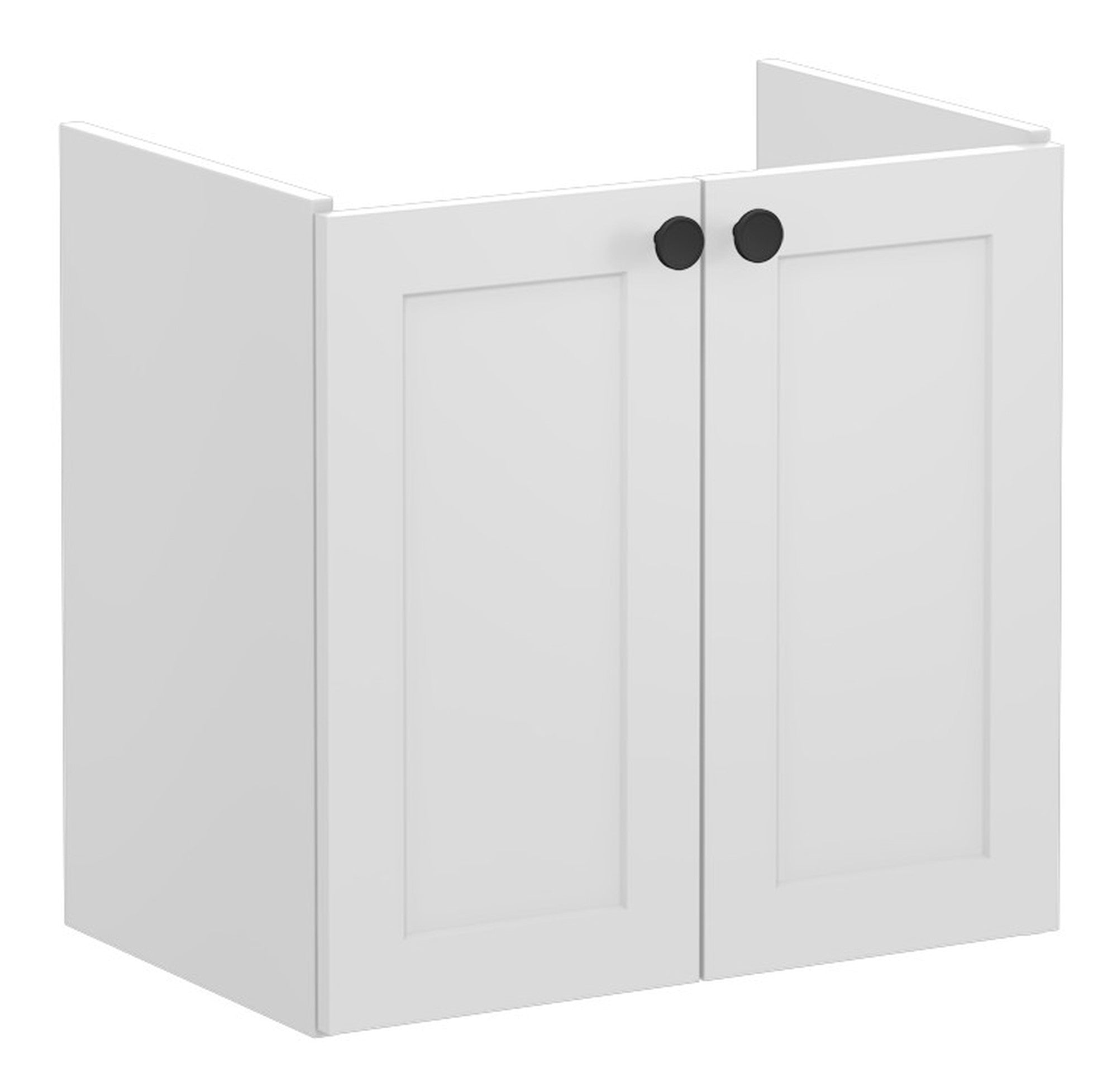 HRD 60cm 2 Door Wall Hung Slim Washbasin Unit