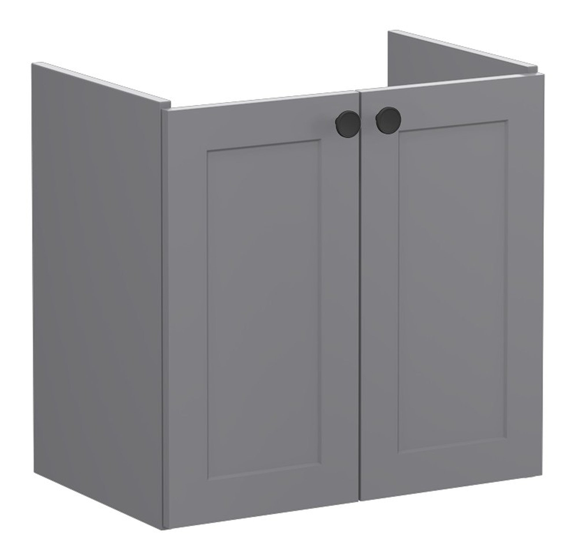HRD 60cm 2 Door Wall Hung Slim Washbasin Unit