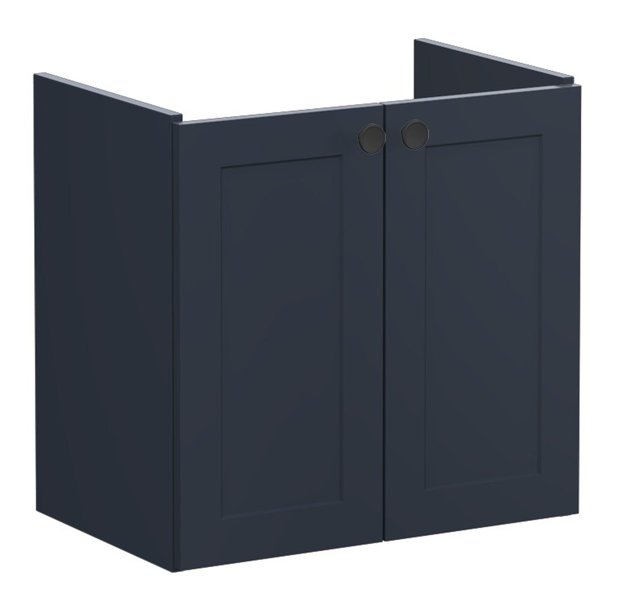 HRD 60cm 2 Door Wall Hung Slim Washbasin Unit